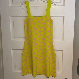 Yellow and pink floral Zara dress